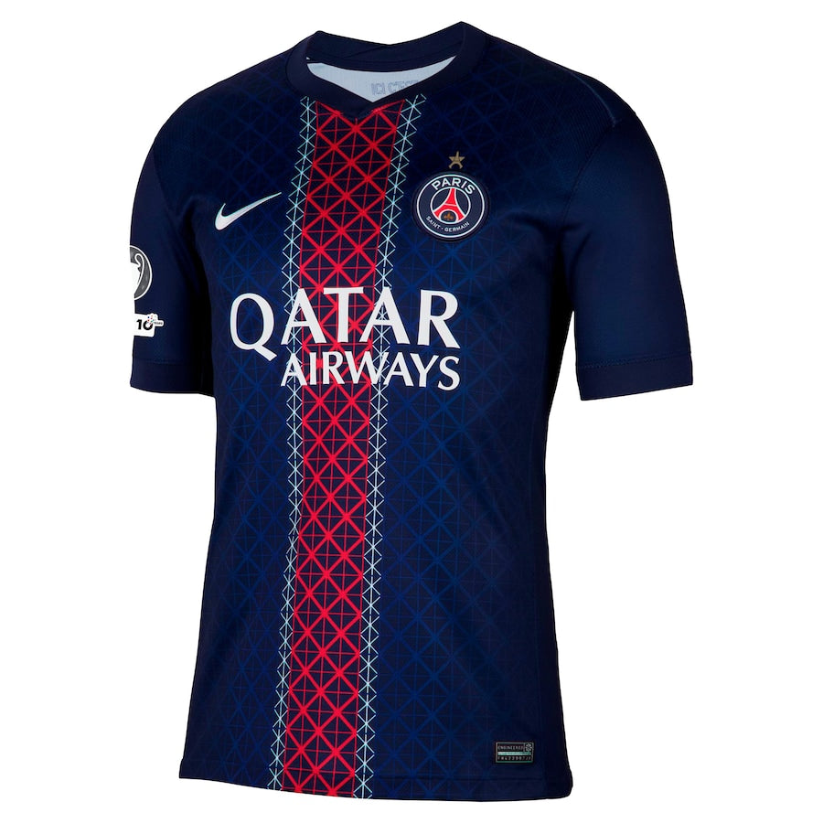 Maillot Domicile Stadium PSG 25/26 avec Etoile Champions d'Europe